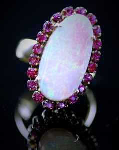 Opal Ruby & Gold Ring